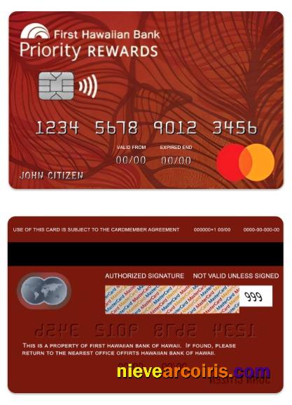 Hawaii Priority RewardsSM Credit mastercard